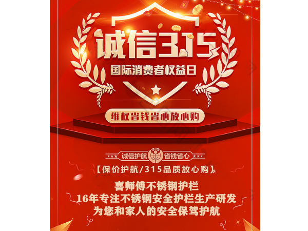 不銹鋼護欄廠家 ▏誠信經(jīng)營，只做安全放心的護欄！